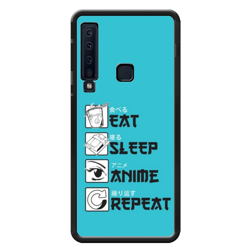 Cover IF15 Eat Sleep Anime Repeat - Samsung customall