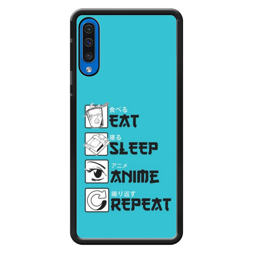 Cover IF15 Eat Sleep Anime Repeat - Samsung customall