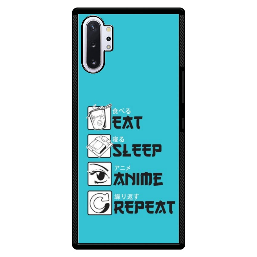 Cover IF15 Eat Sleep Anime Repeat - Samsung customall