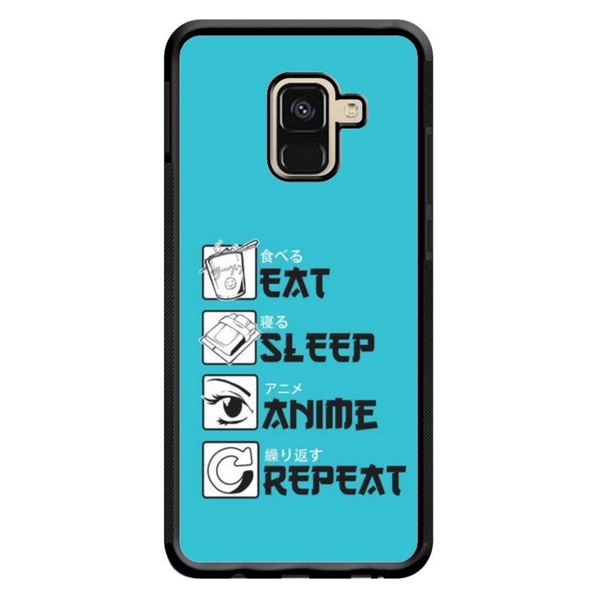 Cover IF15 Eat Sleep Anime Repeat - Samsung customall