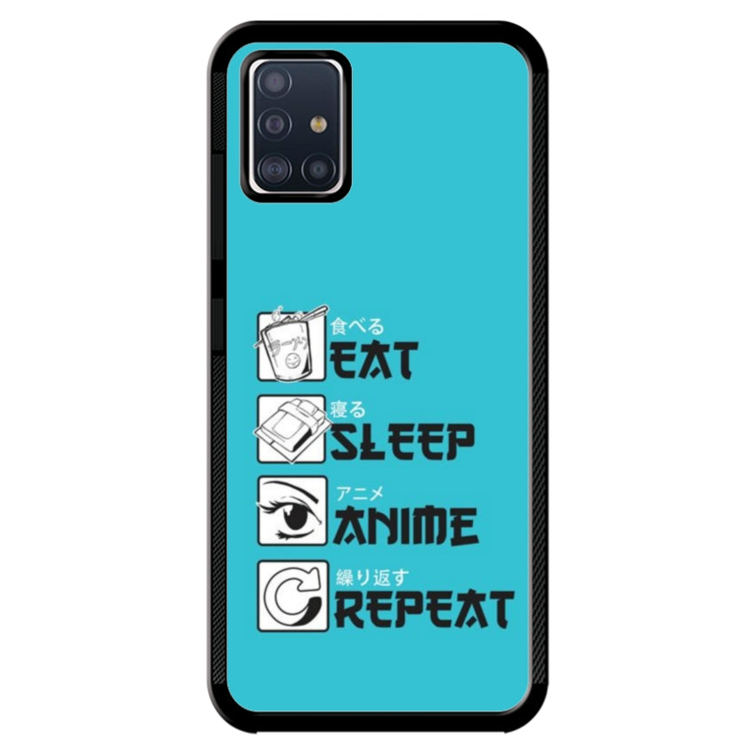 Cover IF15 Eat Sleep Anime Repeat - Samsung customall