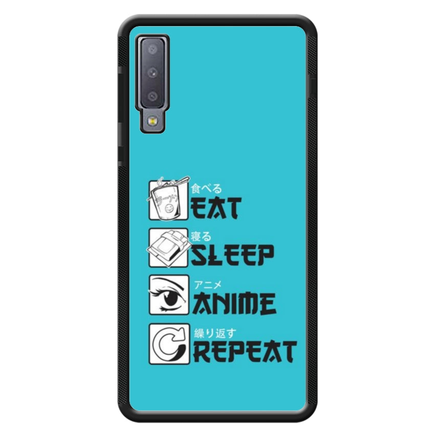 Cover IF15 Eat Sleep Anime Repeat - Samsung