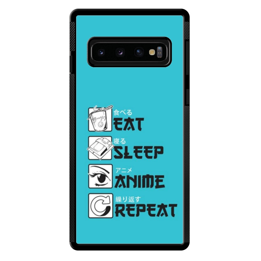 Cover IF15 Eat Sleep Anime Repeat - Samsung customall