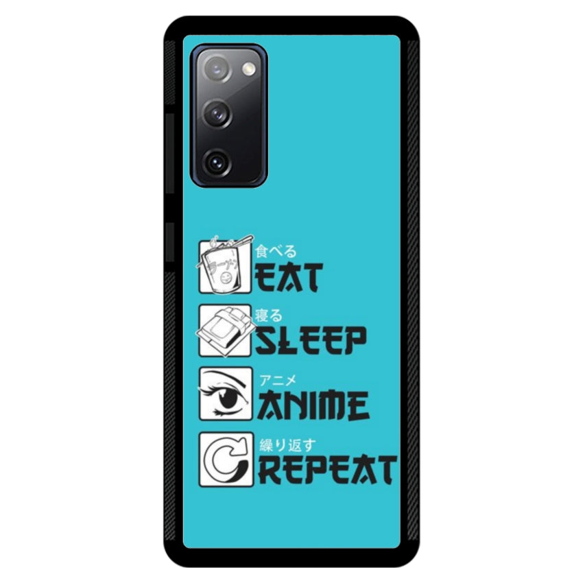 Cover IF15 Eat Sleep Anime Repeat - Samsung customall