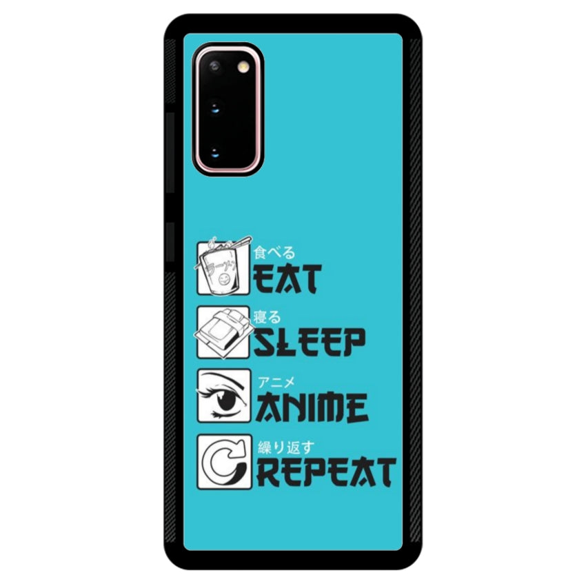 Cover IF15 Eat Sleep Anime Repeat - Samsung customall
