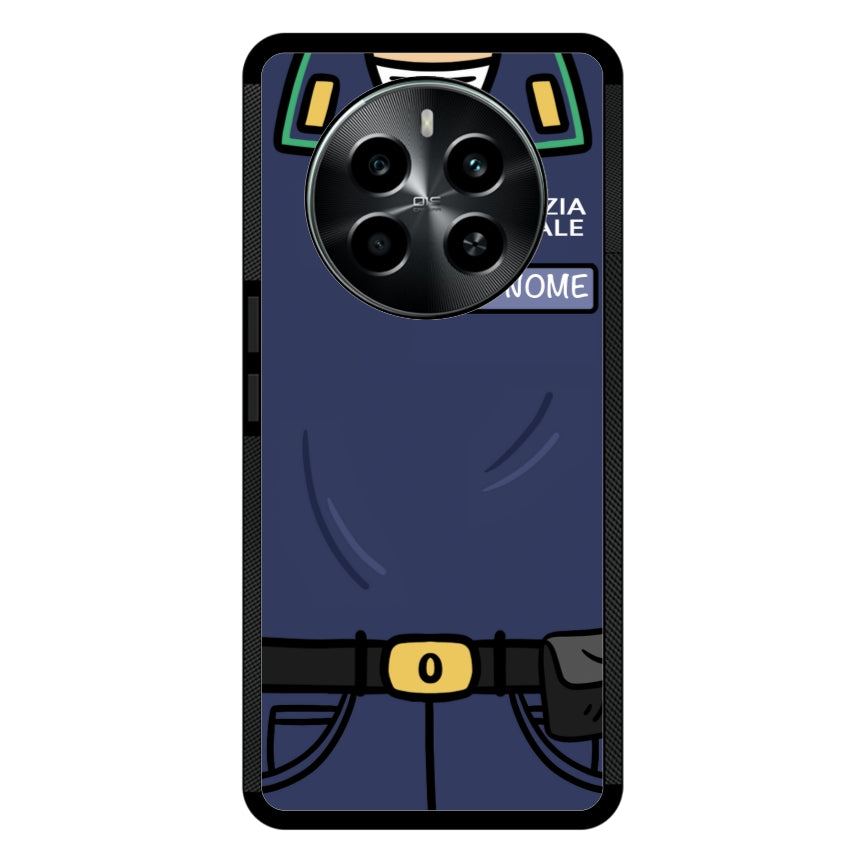 Cover con Nome Divisa Polizia Locale - Realme