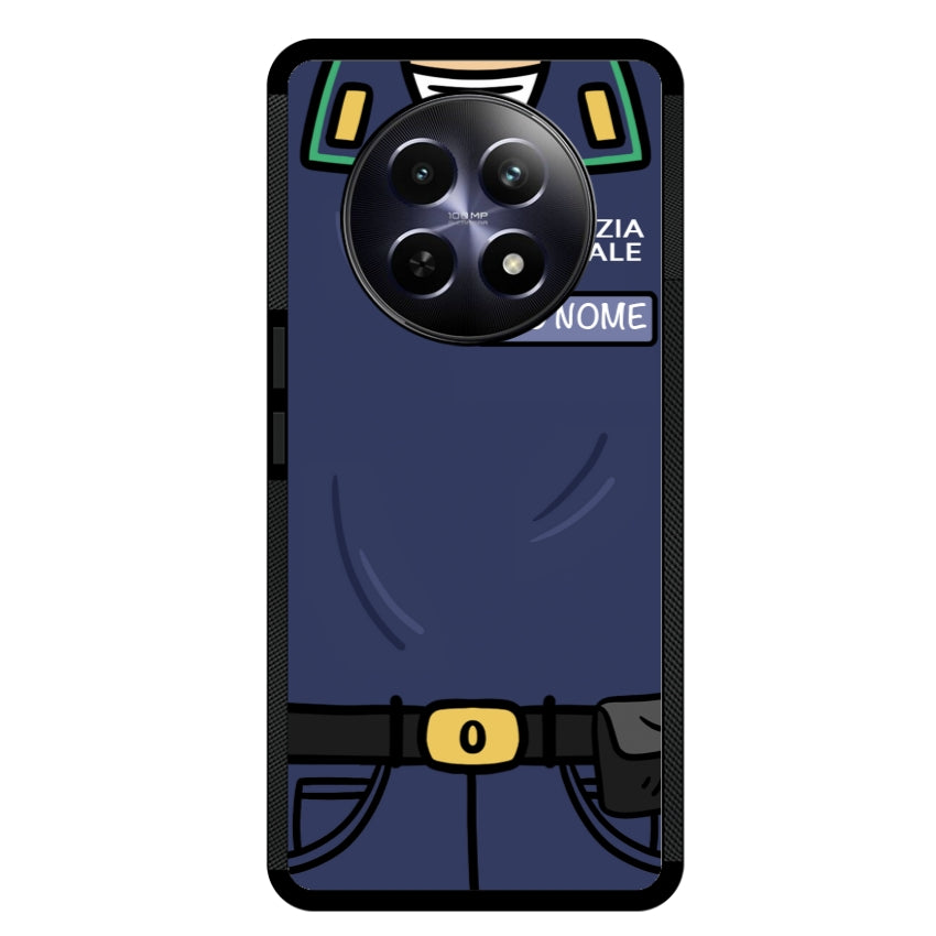 Cover con Nome Divisa Polizia Locale - Realme
