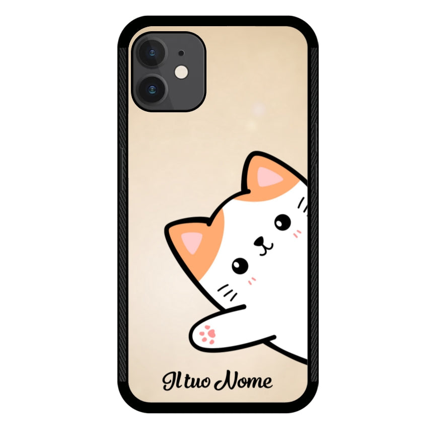 Gatto 2 con Nome - Apple customall