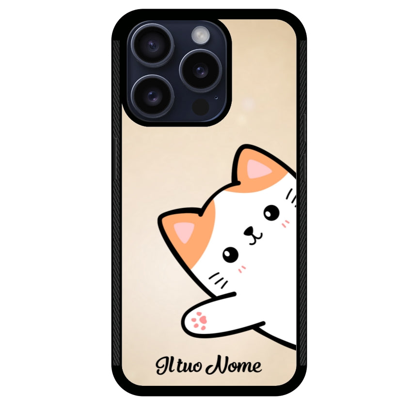 Gatto 2 con Nome - Apple customall