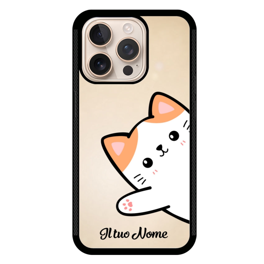Gatto 2 con Nome - Apple customall