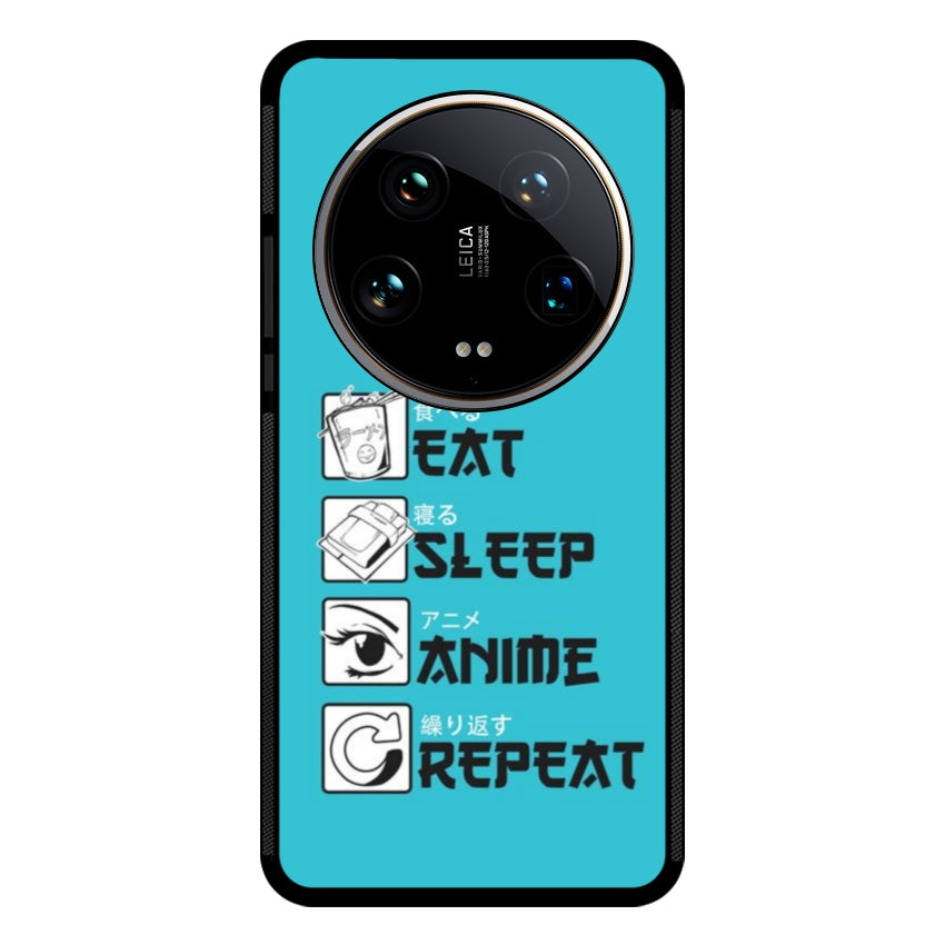 Cover IF15 Eat Sleep Anime Repeat - Xiaomi, Redmi e Poco