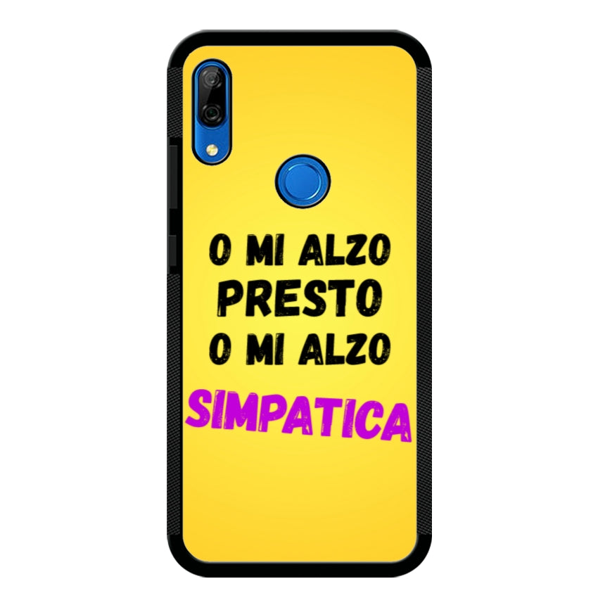 Cover o mi alzo presto o mi alzo simpatica - Huawei e Honor customall