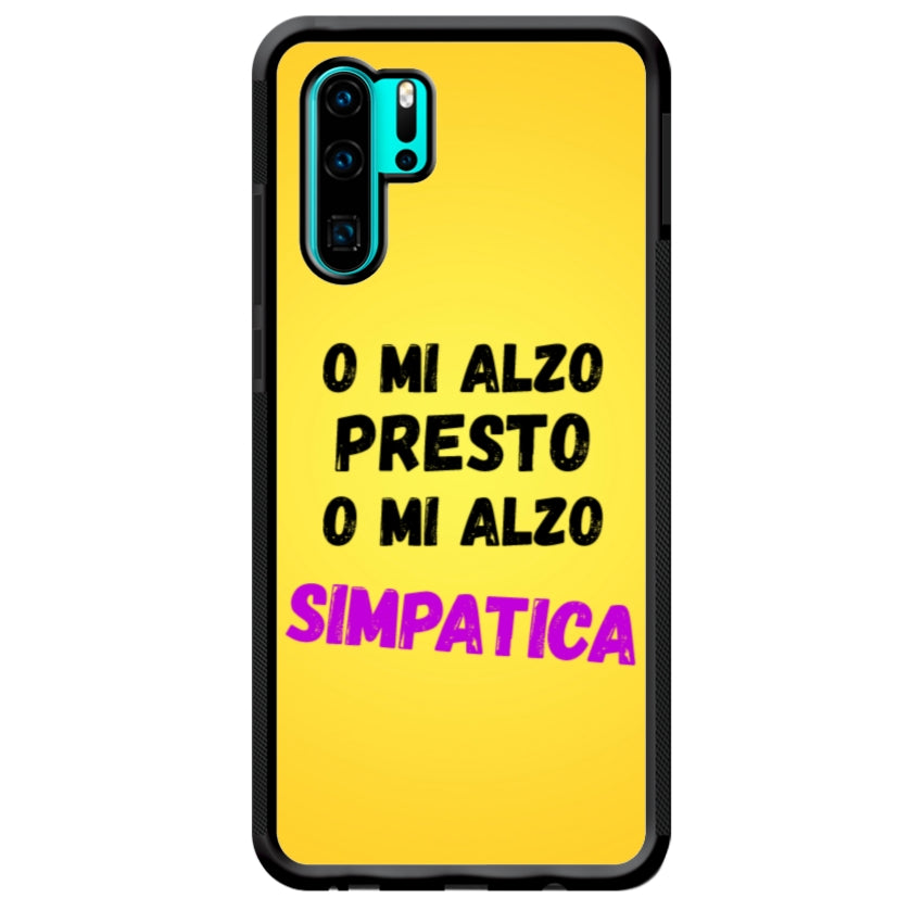 Cover o mi alzo presto o mi alzo simpatica - Huawei e Honor customall