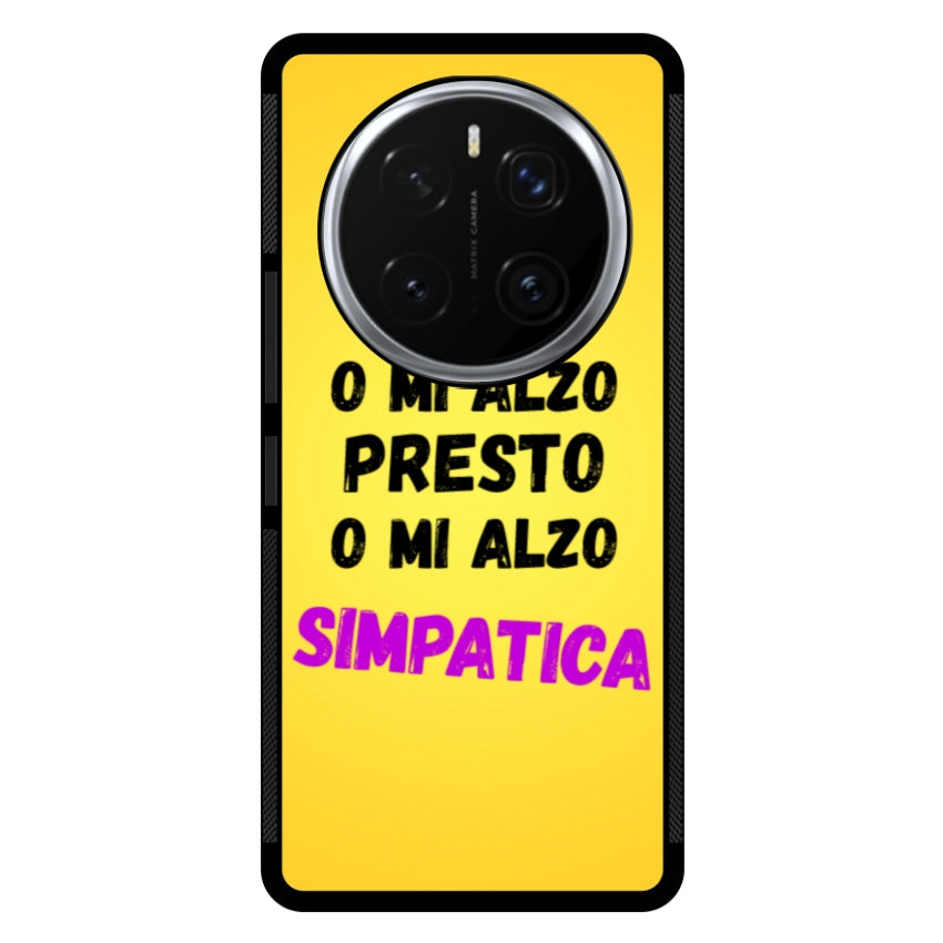 Cover o mi alzo presto o mi alzo simpatica - Huawei e Honor customall