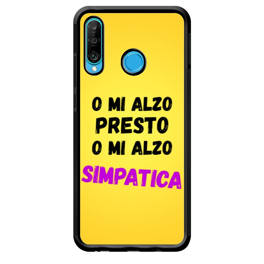 Cover o mi alzo presto o mi alzo simpatica - Huawei e Honor customall
