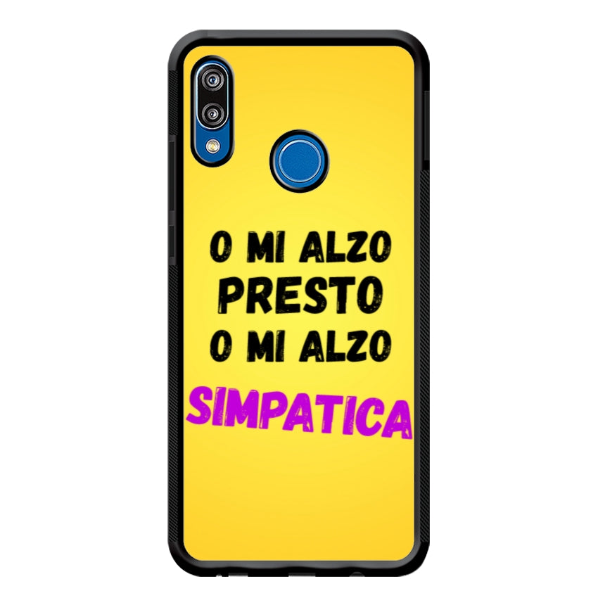 Cover o mi alzo presto o mi alzo simpatica - Huawei e Honor customall