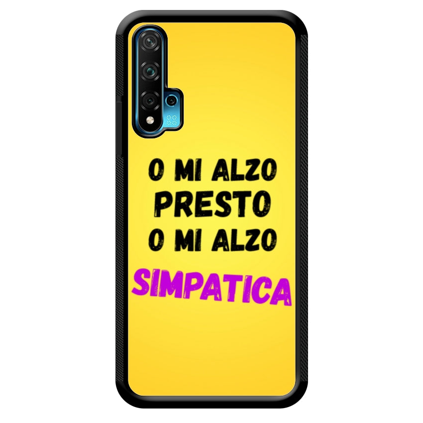 Cover o mi alzo presto o mi alzo simpatica - Huawei e Honor customall