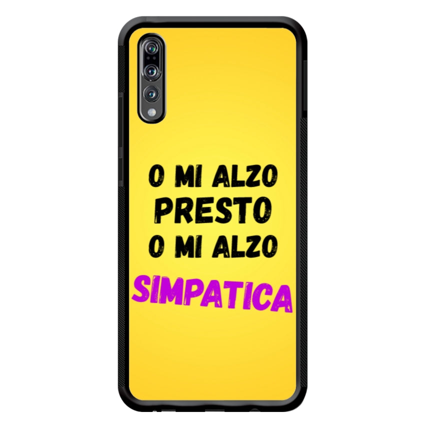 Cover o mi alzo presto o mi alzo simpatica - Huawei e Honor customall