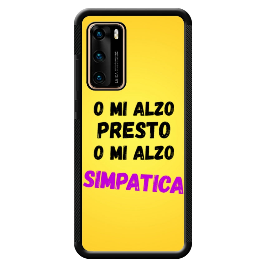 Cover o mi alzo presto o mi alzo simpatica - Huawei e Honor customall