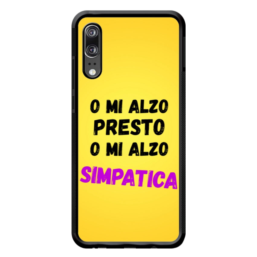 Cover o mi alzo presto o mi alzo simpatica - Huawei e Honor customall