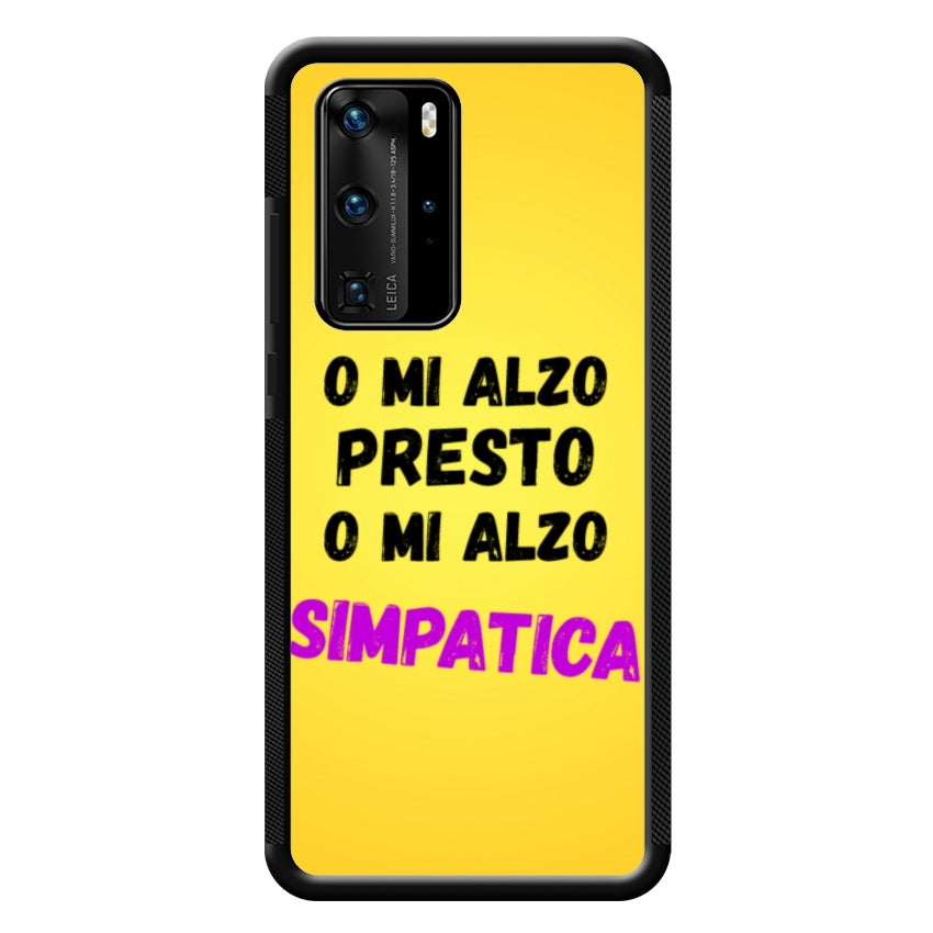 Cover o mi alzo presto o mi alzo simpatica - Huawei e Honor customall