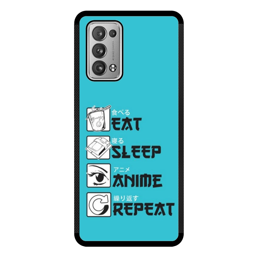Cover IF15 Eat Sleep Anime Repeat - Oppo customall