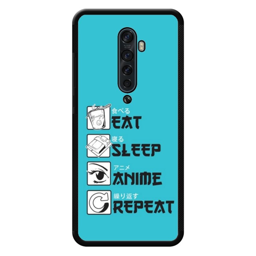 Cover IF15 Eat Sleep Anime Repeat - Oppo customall