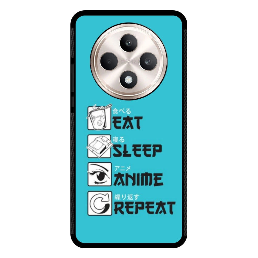 Cover IF15 Eat Sleep Anime Repeat - Oppo customall