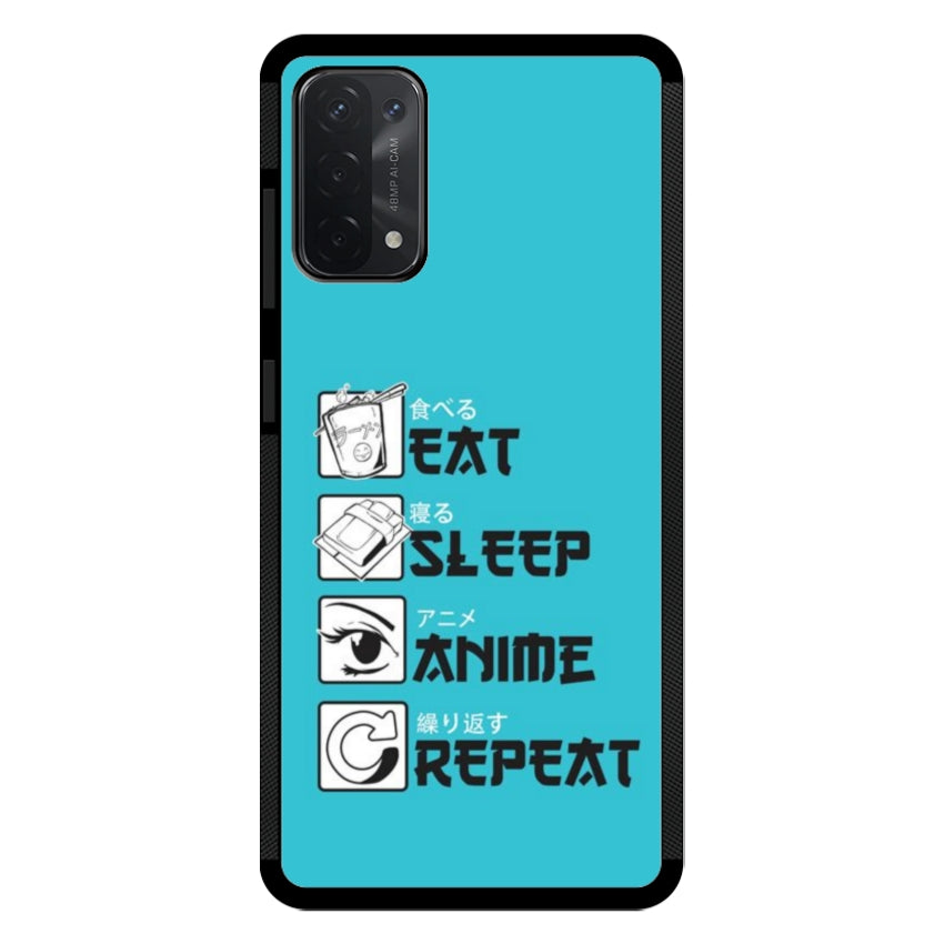 Cover IF15 Eat Sleep Anime Repeat - Oppo customall