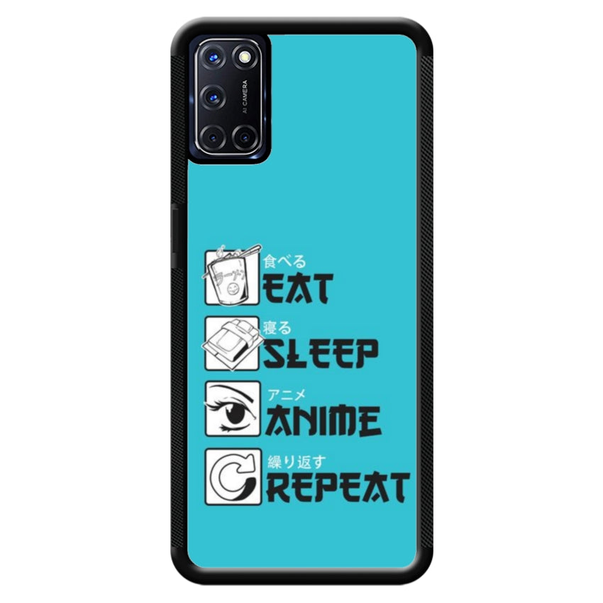 Cover IF15 Eat Sleep Anime Repeat - Oppo customall
