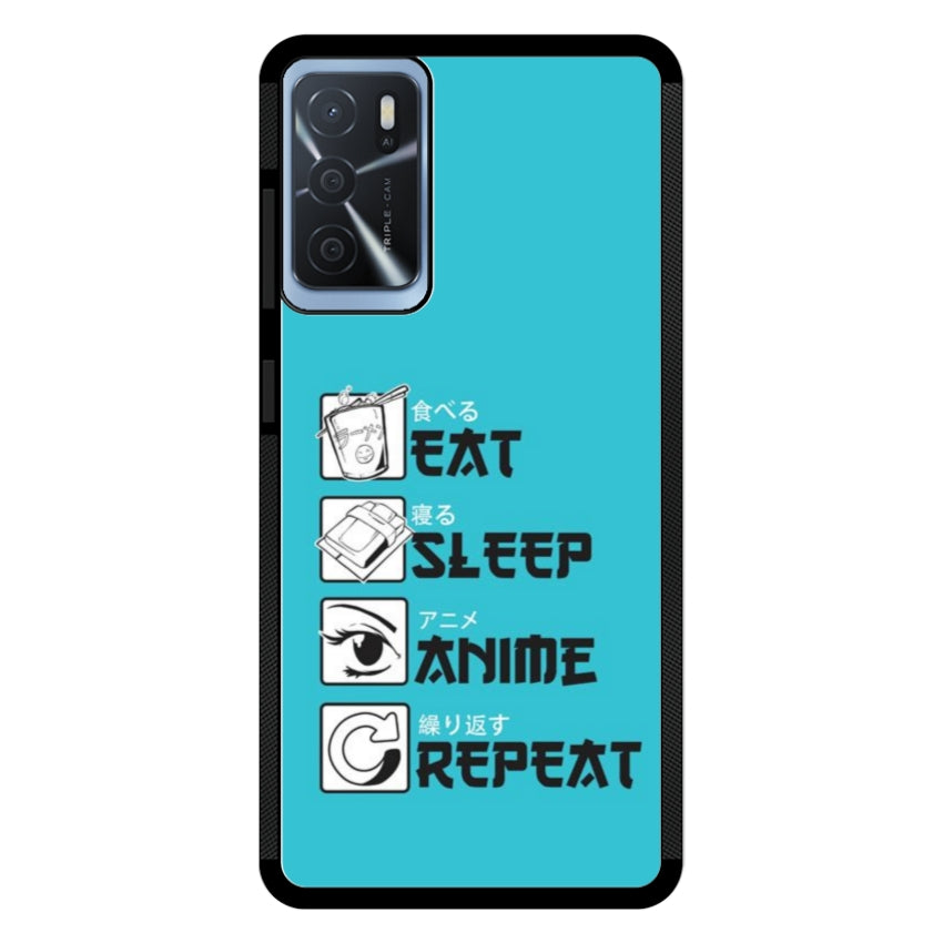 Cover IF15 Eat Sleep Anime Repeat - Oppo customall