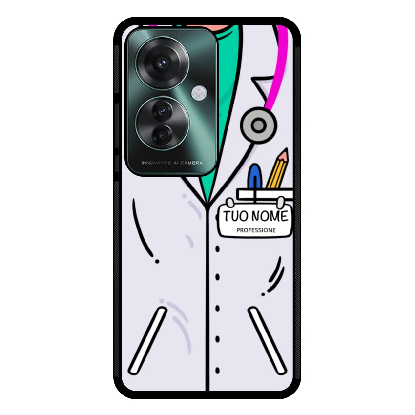 Cover Con Nome Divisa Dottoressa - Oppo