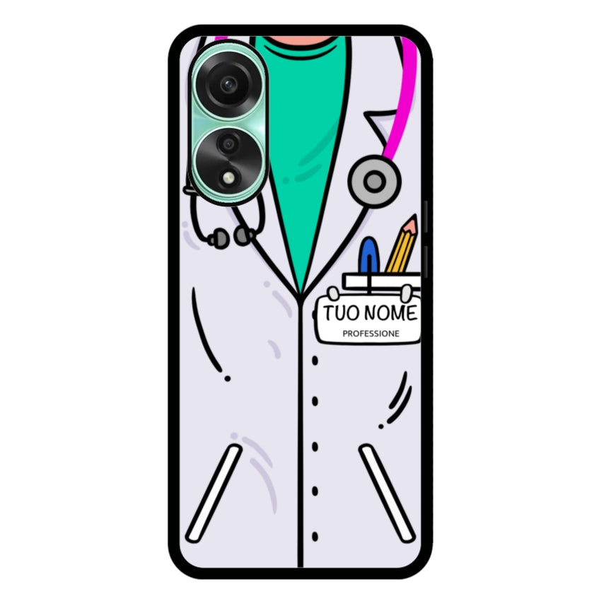Cover Con Nome Divisa Dottoressa - Oppo