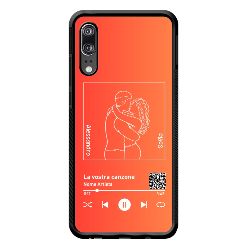 Cover Spotify Personalizzabile con Sagome - Huawei e Honor