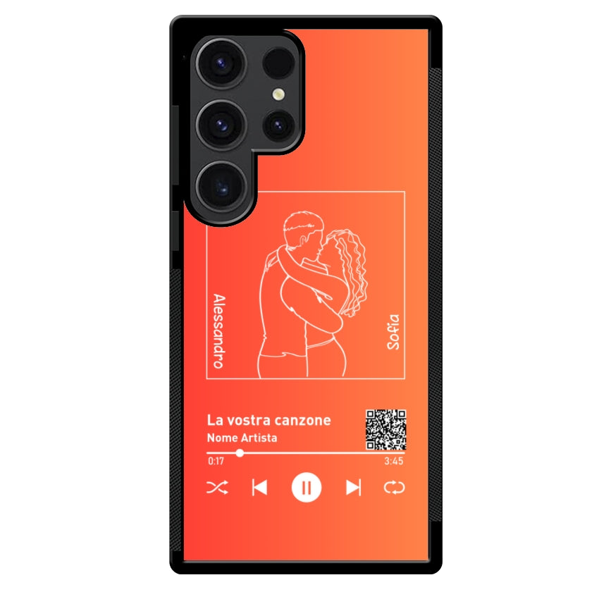 Cover Spotify Personalizzabile con Sagome - Samsung customall