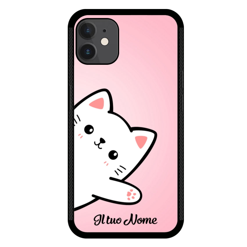 Gatto 1 con Nome - Apple customall