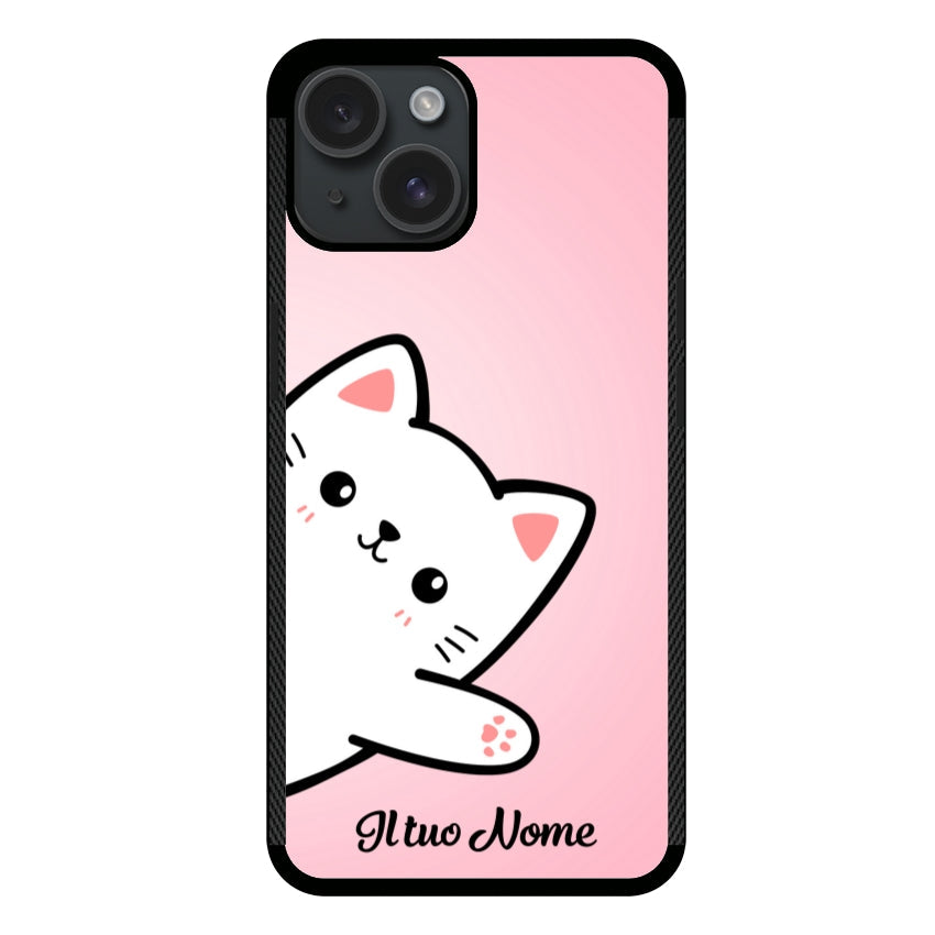 Gatto 1 con Nome - Apple customall