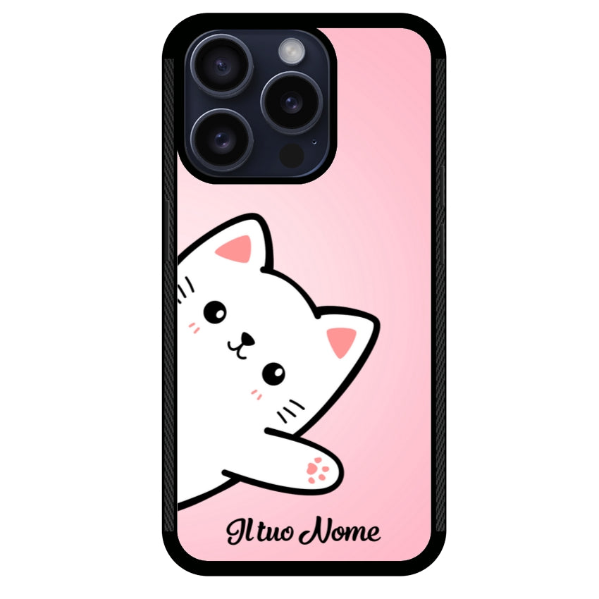 Gatto 1 con Nome - Apple customall
