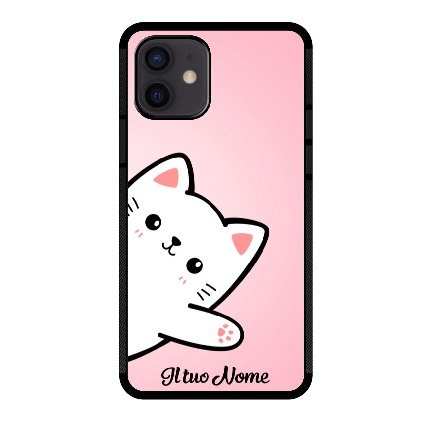 Gatto 1 con Nome - Apple customall