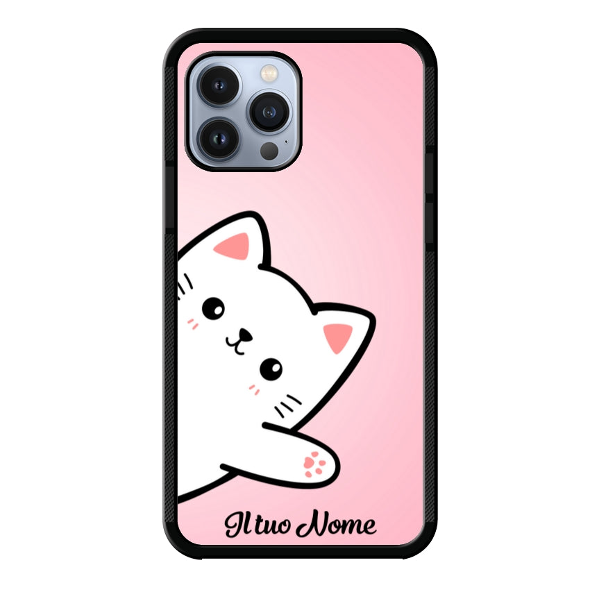 Gatto 1 con Nome - Apple customall