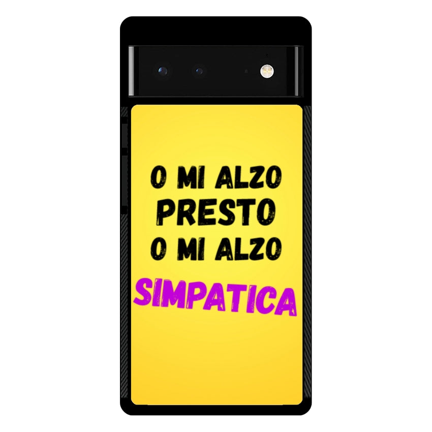 Cover o mi alzo presto o mi alzo simpatica - Google Pixel customall