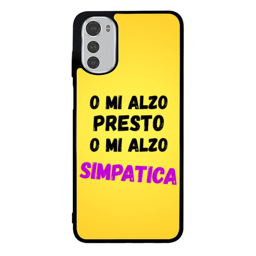 Cover o mi alzo presto o mi alzo simpatica - Motorola customall