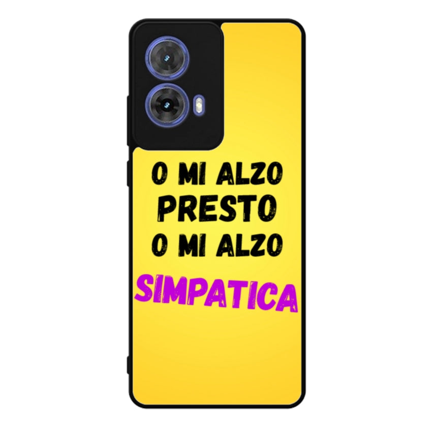 Cover o mi alzo presto o mi alzo simpatica - Motorola customall