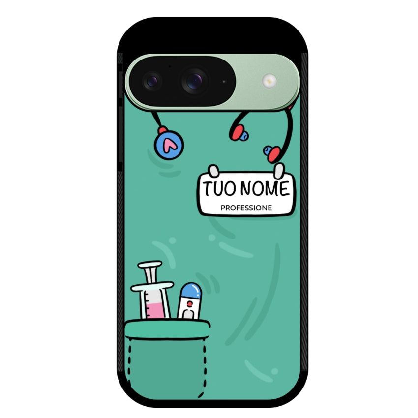Cover con Divisa Sanitaria Personalizzata - Google Pixel customall