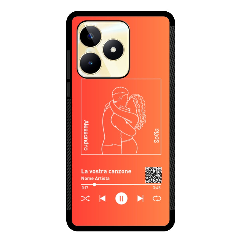 Cover Spotify Personalizzabile con Sagome - Realme customall