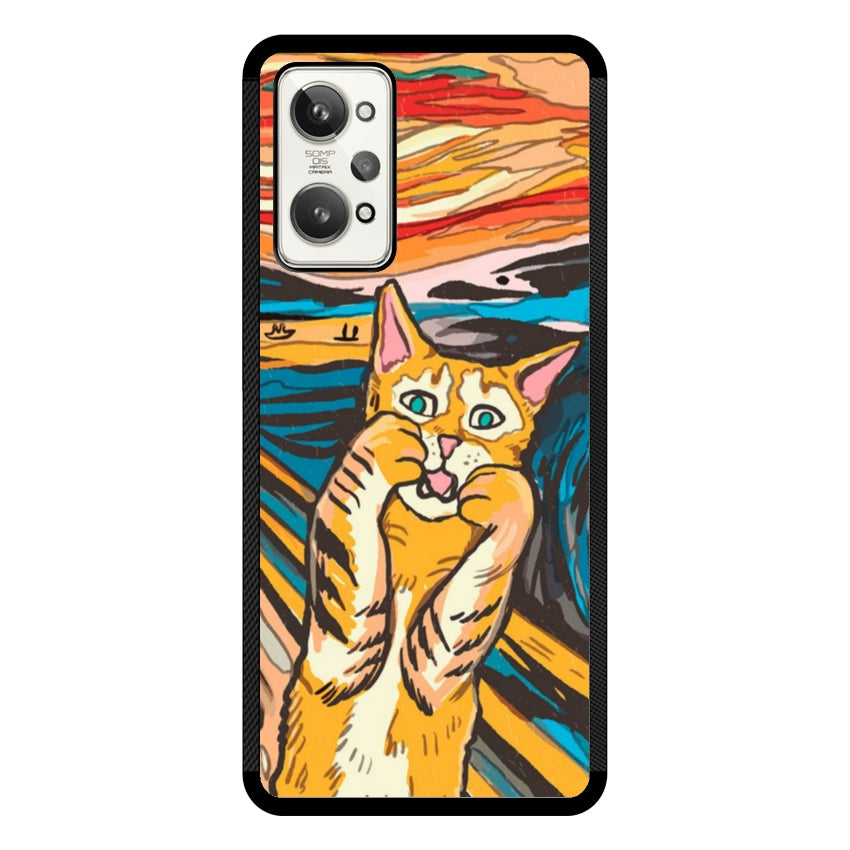Cover IF49 Munch Cat - Realme customall