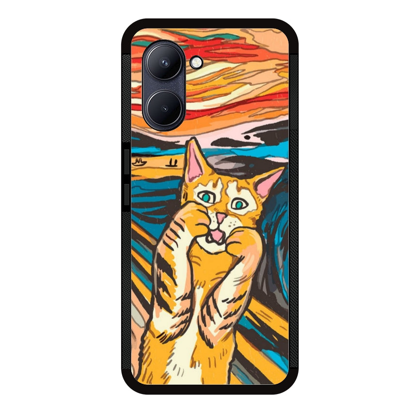 Cover IF49 Munch Cat - Realme customall