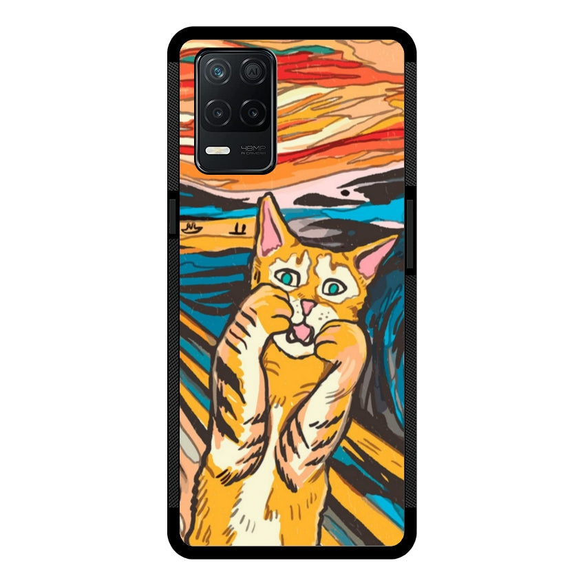 Cover IF49 Munch Cat - Realme customall