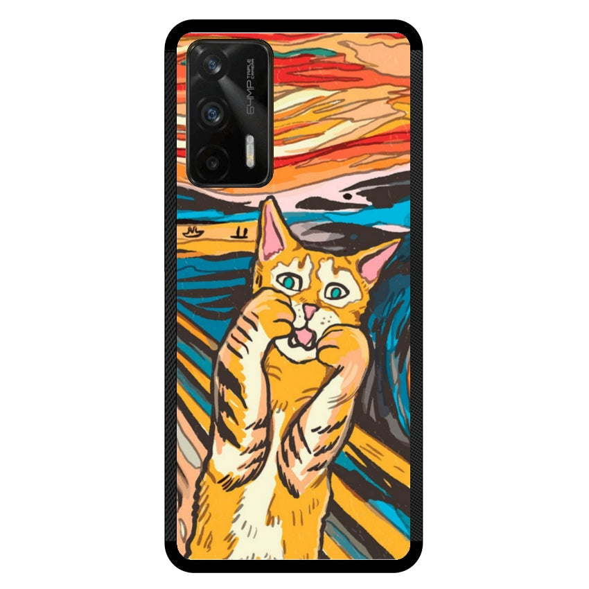 Cover IF49 Munch Cat - Realme customall