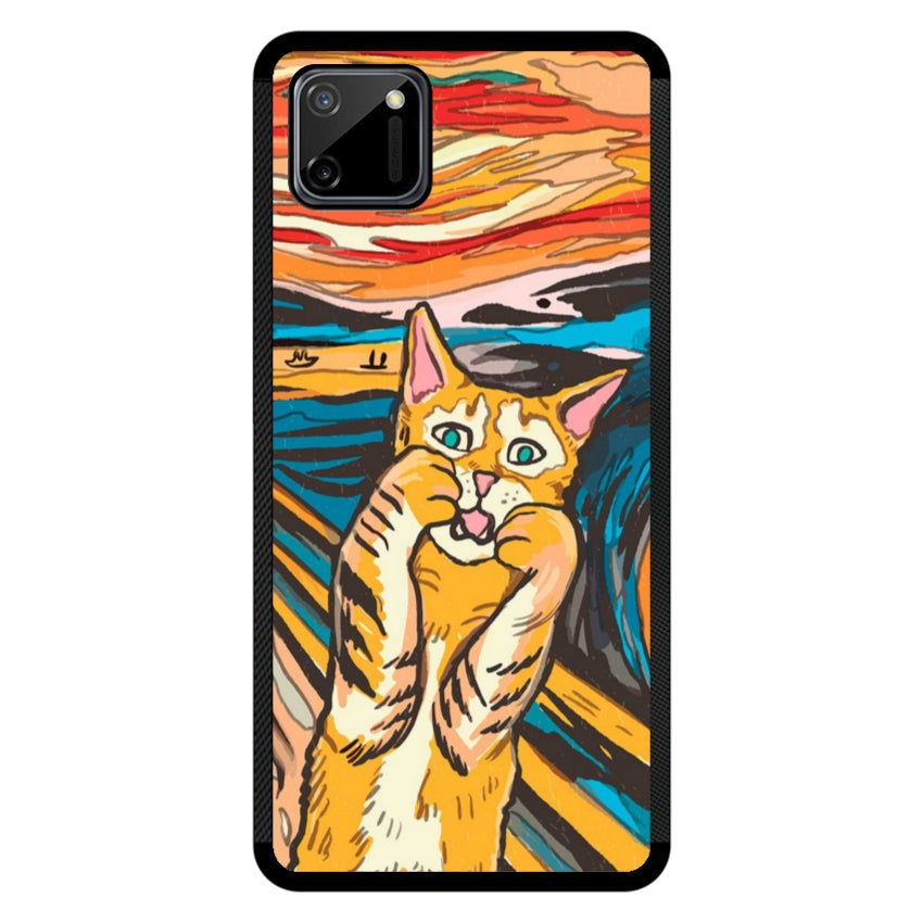 Cover IF49 Munch Cat - Realme customall